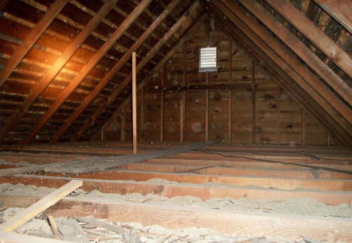 attic cleaning